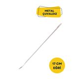 Macrostar Metal Eğri Uç Çuvaldız Kalın İğne 17 cm