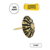 Macrostar Papatya Desenli Kabara Dekoratif Kabara Raptiye 11 mm
