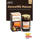 Macuncu Dayı'nın Çiftliği Zencefilli Çörekotlu Ballı Bitkisel Macun – Geleneksel Karışım - 460 gr