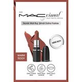 MACximal Mini Mac Silky Matte Lipstick Ruj Warm Teddy 1.8 g Kahverengi İpeksi Mat Etkili