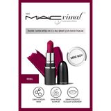 MACximal Mini Sleek Satin Lipstick İkonik Saten Bitişli Ruj-REBEL 1.5GM