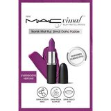 MACximal Silky Matte Lipstick Nemlendirme Etkili Yoğun Renk Sağlayan Ruj - Everybody's Heroine - Mor