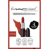 MACximal Silky Matte Lipstick Nemlendirme Etkili Yoğun Renk Sağlayan Ruj - Overstatement