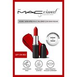 MACximal Sleek Satin Lipstick İkonik Saten Bitişli Ruj - Left On Red 3.5g