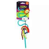 Mad Cat Rainbow Chaser Kedi Otlu Ve Matatabili Oyuncaklı Kedi Oltası 45 Cm