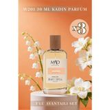 Mad Parfüm 3 Adet 30 ml W201 Kadın Parfüm Seti
