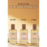 Mad Parfüm Mad Romantik Selective Kadın Parfüm Seti– 30 ml Üçlü Set