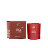 Mad Spicy Apple Kokulu Cam Mum 200 gr – Elma, Tarçın ve Vanilya ile Baharatlı, Tatlı ve Sıcacık Ambiyans