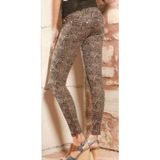 Mad Women 643 - Kadın %60 Pamuklu ( Cotton ) Paçası Fermuar Detaylı Arka Cepli & Ekstra Dayanıklı Uzun Tayt
