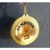 Madalya 1 Adet Şampiyon Madalyası - Çok Renkli