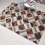 Madalyon Patchwork El Dokuma Antik Anadolu Kilim Mosaic (300 x 400)