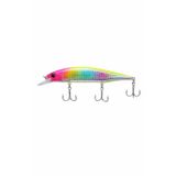 Madam Goverdi Jerkbait 120SP Askıda Kalan Suni Yem 12 cm 18.2 Gram, Levrek ve Lüfer Avcısı At Çek Sahte Balık, Uzak Atış Sistemli Tungsten Bilyeli (Holografik Pembe Kafa - Neon Sarı Sırt)