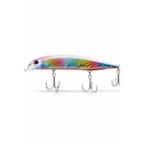 Madam Goverdi Jerkbait 120SP Askıda Kalan Suni Yem 12 cm 18.2 Gram, Levrek ve Lüfer Avcısı At Çek Sahte Balık, Uzak Atış Sistemli Tungsten Bilyeli (Neon Prism)
