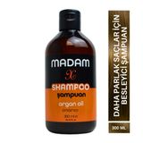 Madam X Argan Premium 300 ml Saçınıza Doğal Parlaklık ve Nem Kazandırın Şampuan