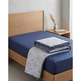 Madame Asel Home Pike Kapitone Tek Kişilik % Pamuk - Indigo