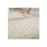 Madame Clean Home Cotton Special 2'li Pamuklu Klozet Takımı Krem Banyo Paspas Seti Klozet Takımı