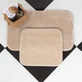 Madame Coco 50x80 + 45x50 cm Vizon Carol 2'li Banyo Paspası