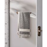 Madame Coco 8684427208908 Brest %100 Pamuk Yüz Havlusu - Antrasit - 50X80 Cm