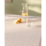 Madame Coco Agnes Pvc Masa Örtüsü - 100X140 cm - Beyaz - 100 x 140 cm
