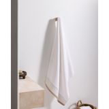 Madame Coco Alouette Pamuklu Banyo Havlusu - Beyaz/bej - 70X140 cm - 70 x 140 cm
