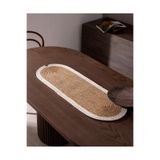 Madame Coco Alsace Masa Runner - Beyaz/Naturel