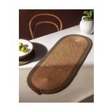 Madame Coco Alsace Masa Runner, Naturel-Siyah, 35 x 100