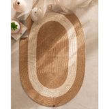 Madame Coco Alsace Oval Kilim Naturel/Krem