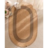 Madame Coco Alsace Oval Kilim Naturel/Siyah