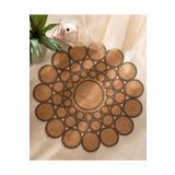 Madame Coco Alsace Yuvarlak Eklemeli Naturel Siyah 120 cm Kilim