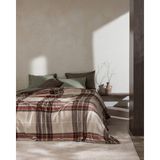 Madame Coco Antonin Tek Kişilik Welsoft Baskılı Battaniye - Bej/kahve - 150 x 220 cm - Bej - Kahve