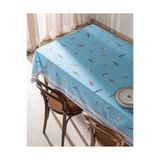 Madame Coco Aubade Polycotton Masa Örtüsü - Mavi - 150X250 Cm