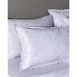 Madame Coco Audrey King Size Jakarlı Saten Çarşaflı Nevresim Takımı - Açık Mürdüm - 240 x 220 cm
