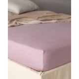 Madame Coco Belle Çift Kişilik Pamuklu Lastikli Bambu Çarşaf - Açık Mürdüm - 160 x 200 cm