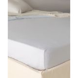 Madame Coco Belle Çift Kişilik Pamuklu Lastikli Bambu Çarşaf - Gri - 160 x 200 cm