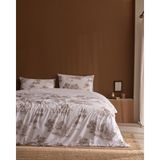 Madame Coco Bonneville Çift Kişilik %100 Pamuk Ranforce Baskılı Nevresim Takımı - Bej - 200 x 220 cm