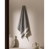 Madame Coco Brest %100 Pamuk Banyo Havlusu - Antrasit - 75X150 cm - 75 x 150 cm