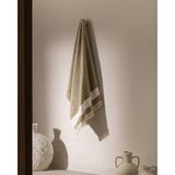 Madame Coco Brest %100 Pamuk Banyo Havlusu - Haki - 75X150 cm - 75 x 150 cm