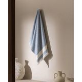 Madame Coco Brest %100 Pamuk Banyo Havlusu - Mavi - 75X150 cm - 75 x 150 cm