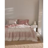 Madame Coco Brice Çift Kişilik %100 Pamuk Yatak Örtüsü - Kırmızı - 225 x 240 cm