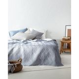Madame Coco Brie King Size Yatak Örtüsü - Gri - 240 x 260 cm