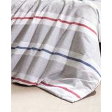 Madame Coco Burcet King Size %100 Pamuk Ranforce Baskılı Çarşaflı Nevresim Takımı - Gri - 240 x 220 cm