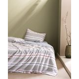 Madame Coco Burcet King Size%100 Pamuk Ranforce Baskılı Nevresim Takımı, Gri, 240 x 220