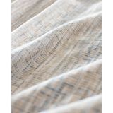 Madame Coco Burnel Çift Kişilik %100 Pamuk Madame Coco Crep Baskılı Çarşaflı Nevresim Takımı - Mavi/Bej - 200 x 220 cm - Mavi - Bej