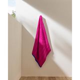 Madame Coco Camille %100 Pamuk Plaj Havlusu - Fuşya - 70x150 - 70 x 150 cm