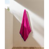 Madame Coco Camille %100 Pamuk Plaj Havlusu - Fuşya - 70x150 8684427310885 Çok Renkli