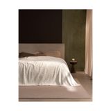 Madame Coco Camille King Size Vizon Emboss Battaniye - Ekru