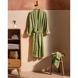 Madame Coco Carla Kimono Unisex Bornoz Set - Haki - L - XL