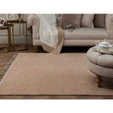 Madame Coco Carol Saçaklı Halı - Vizon - 80X300 cm - 80 x 300 cm