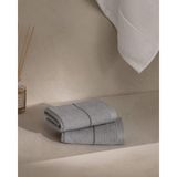 Madame Coco Celeste 2'li %100 Pamuk El Havlusu - Gri - 30X30 cm - 30 x 30 cm