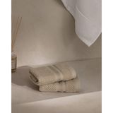 Madame Coco Celine 2'li %100 Pamuk El Havlusu - Bej - 30X30 cm - 30 x 30 cm